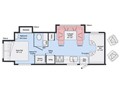 2017 Winnebago Minnie Winnie 26A Floorplan