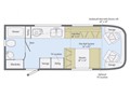 2014 Winnebago Trend 23B Floorplan