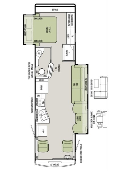 2016 Tiffin Allegro Open Road 32SA - 014