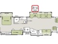 2018 Tiffin Allegro RED 38QBA Floorplan